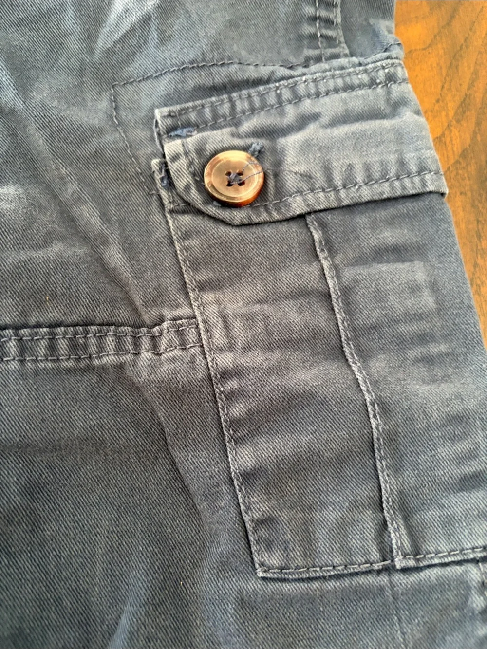 Kids Navy Cargo Shorts